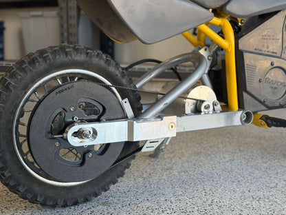 mxmods extended swingarm belt drive system 